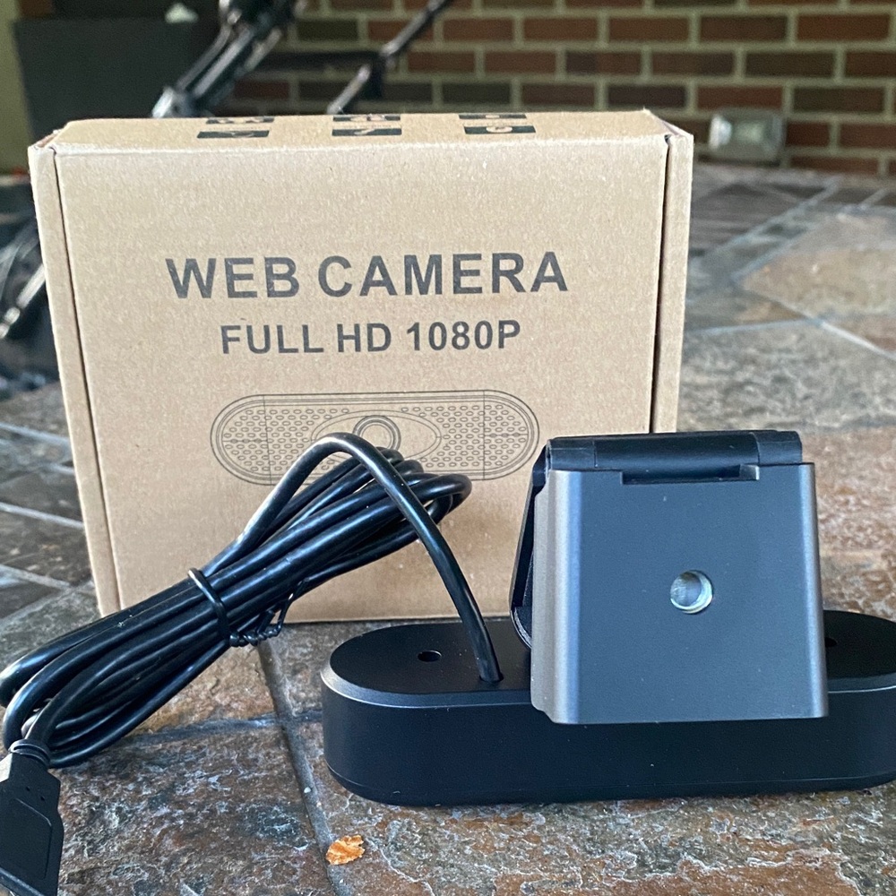 Black Full HD 1080P Web Camera